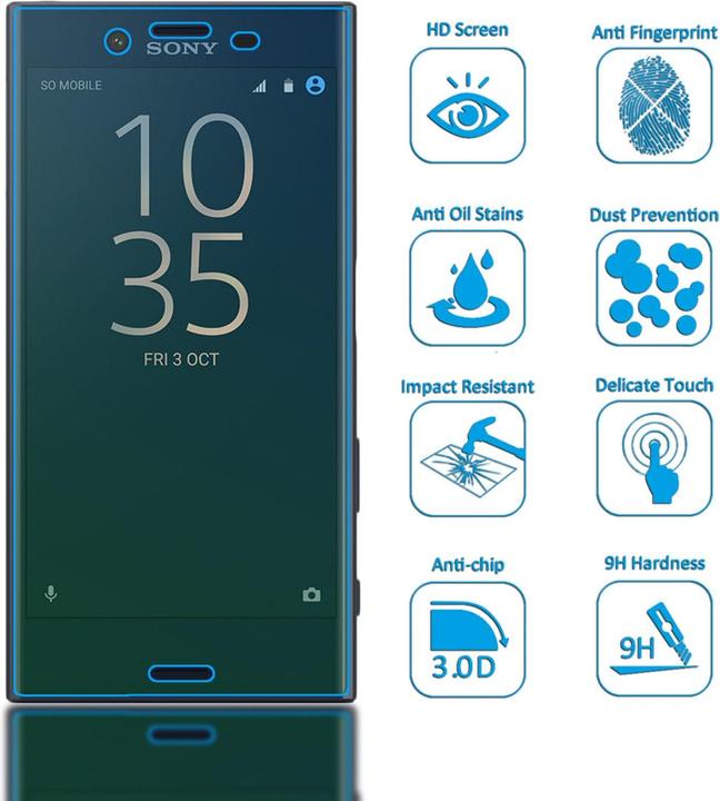 Produktbild Nalia Schutzglas (1 Stück, Sony Xperia X Compact)