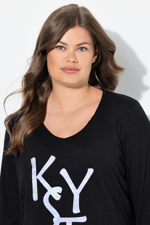 Immagine prodotto Laurasøn T-Shirts V- Ausschnitt Langarm (58)