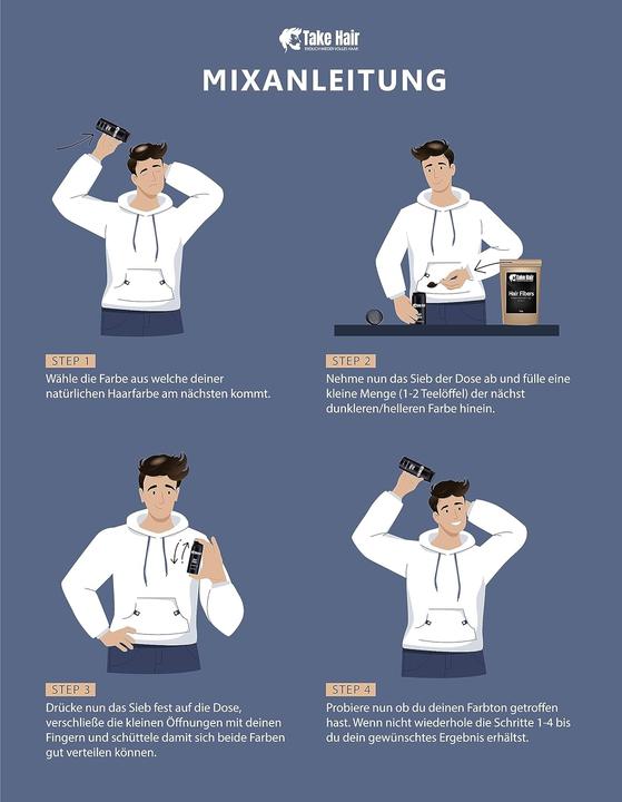 Image du produit Take Hair Streuhaar Nachfüllpack zur Haarverdichtung (100g)