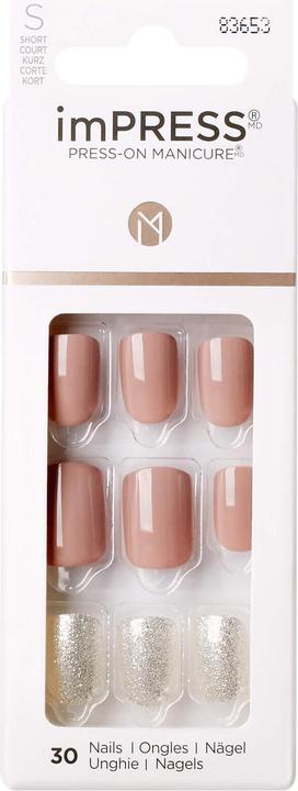 Immagine prodotto KISS Chiodi autoadesivi imPRESS Nails One More Chance 30 pezzi (Unghie artificiali)