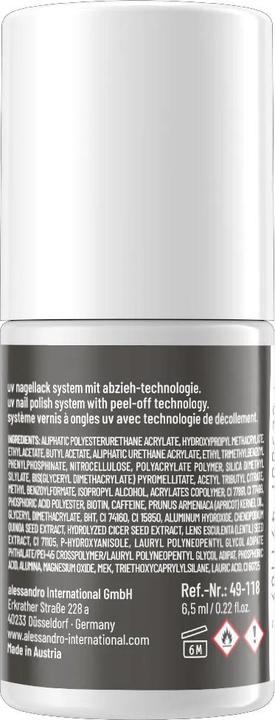 Immagine prodotto Alessandro ALESSAN Striplac UV Colou Ne Yo Gr 6.5ml (118 New York Grigio, Vernice UV gel)