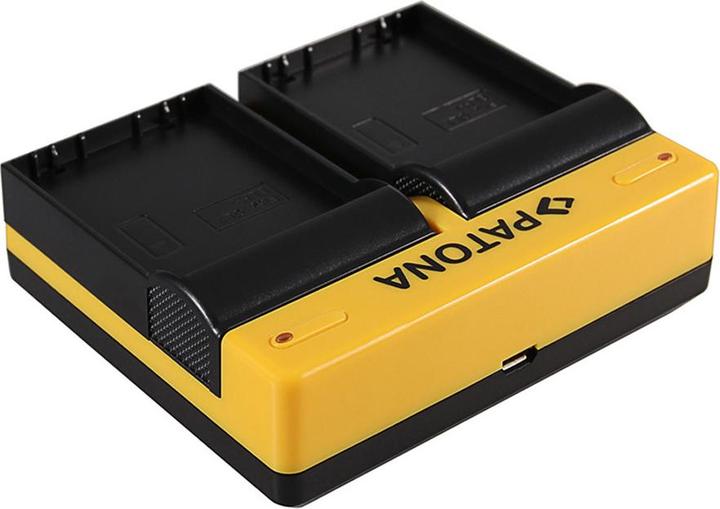Actual product image Patona Dual charger for Olympus BLH-1 OM-D EM-1 Mark 2 EM-1 Mark II BLH-1 OM-D incl. Micro-USB (Camera battery charger)
