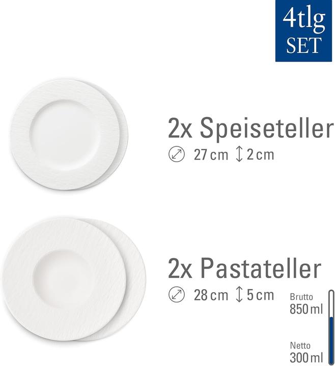 Produktbild Villeroy & Boch Teller-Set Manufacture Rock (2 Stk.)