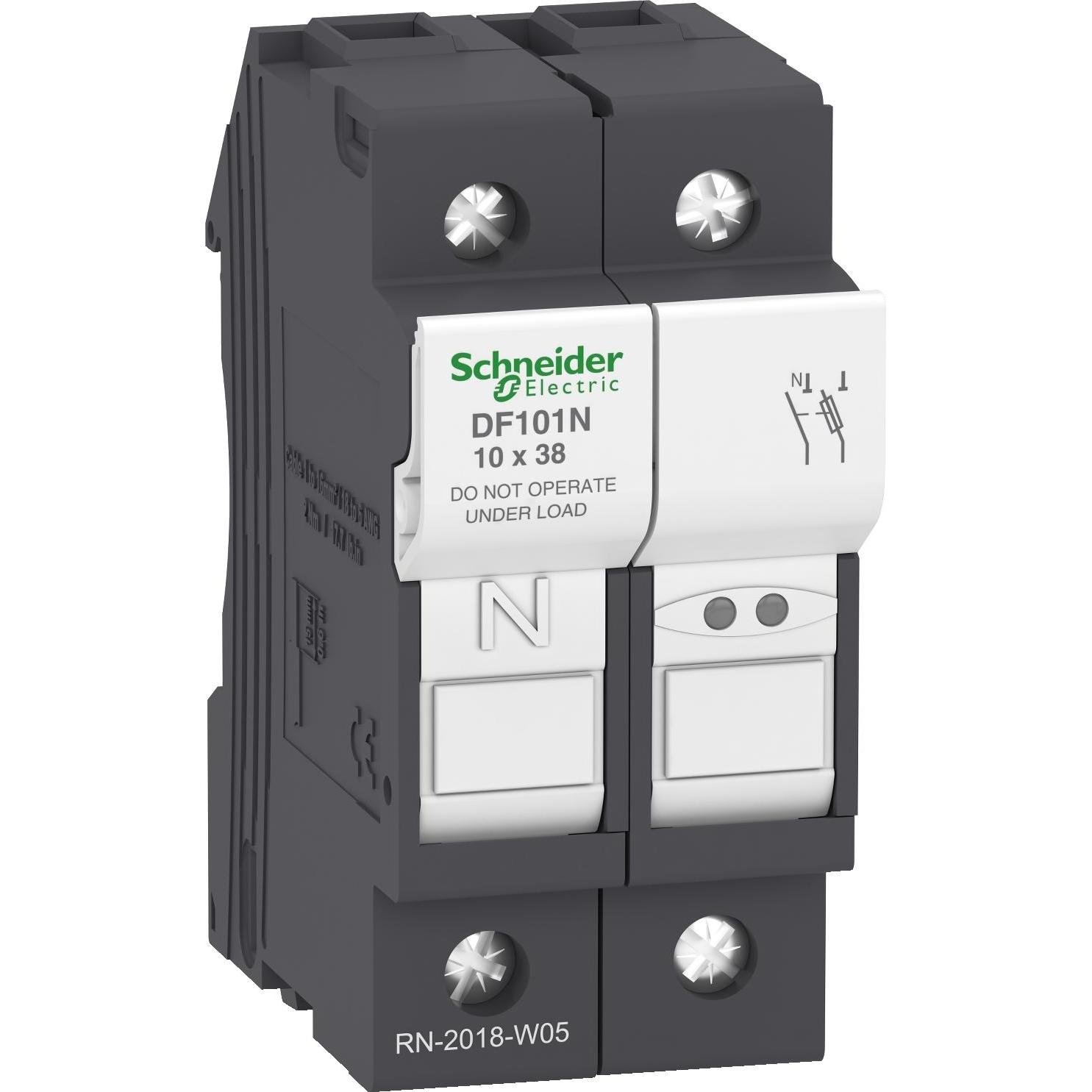 Thumbnail - 6x Schneider Electric, Verteilerschrank Zubehör, DF-Sicherungshalter 1P+N 32A
