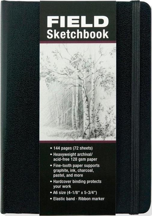 Image du produit Carnet de croquis A6 70k blanc (A6, Couverture rigide)