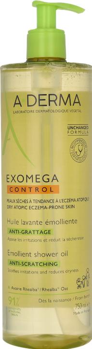 Image du produit A-Derma Huile nettoyante émolliente Exomega Control (Huile nettoyante, 750 ml)
