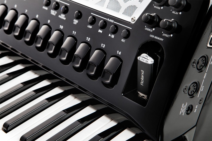 Produktbild Roland FR-8X BK V-Accordion pianoklavier zwart