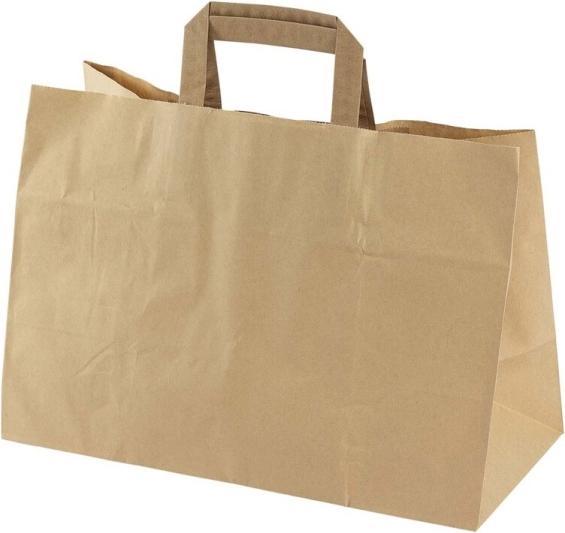 Actual product image Antalis Papirsbaerepose brun 17L 350/170x245mm 200stk/pak - (200 pcs.)