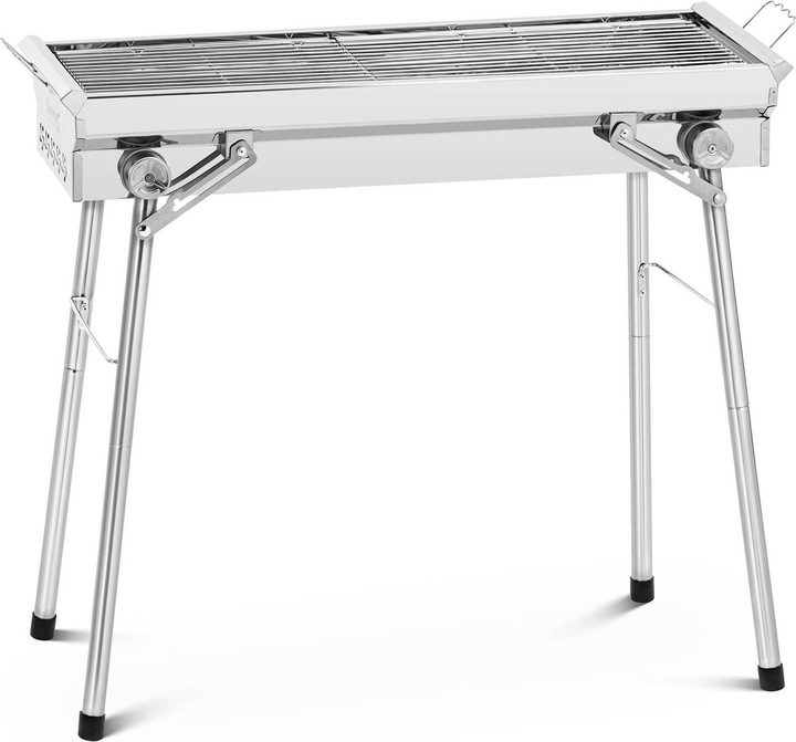 Produktbild Royal Catering Holzkohlegrill Klappgrill mit Rost 43 x 25 cm Edelstahl / verzinkter Stahl (25 cm)