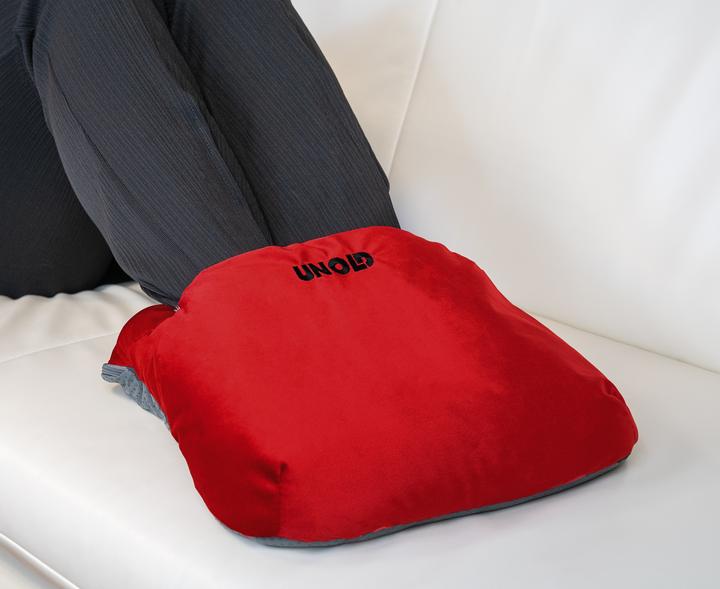 Actual product image Unold 86033 Wärmi Fusswärmekissen elektr. 38x35x9cm rot