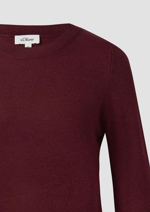 Produktbild S.Oliver Strickpullover Strickpullover aus Viskosemix (48)