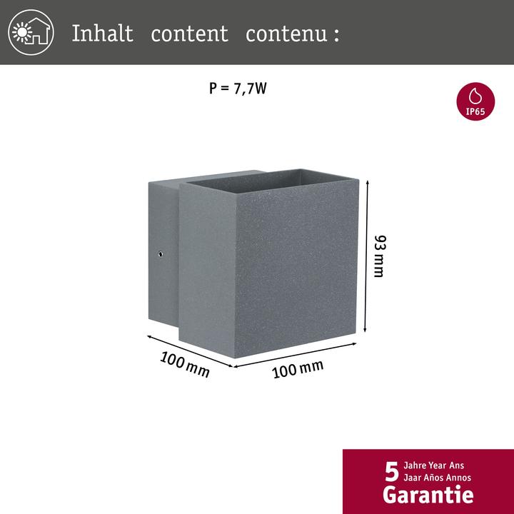 Actual product image Paulmann Cybo (355 lm, IP65)