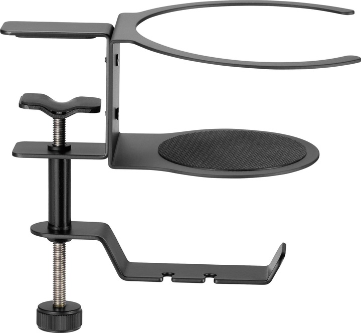 SpeaKa Professional Universal headphone holder and cup holder