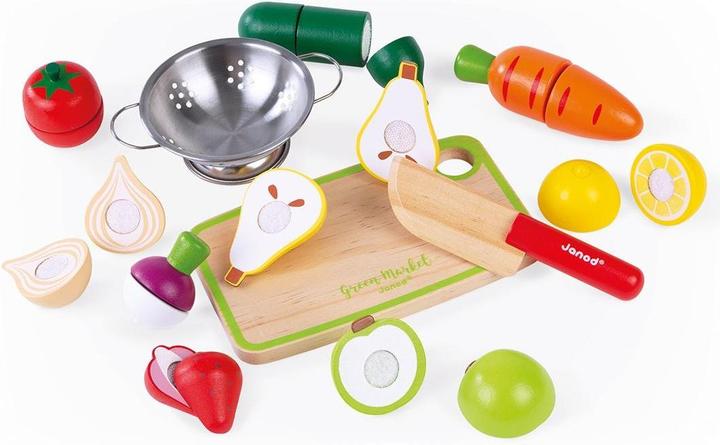 Janod Maxi Set Fruits & legumes a decouper