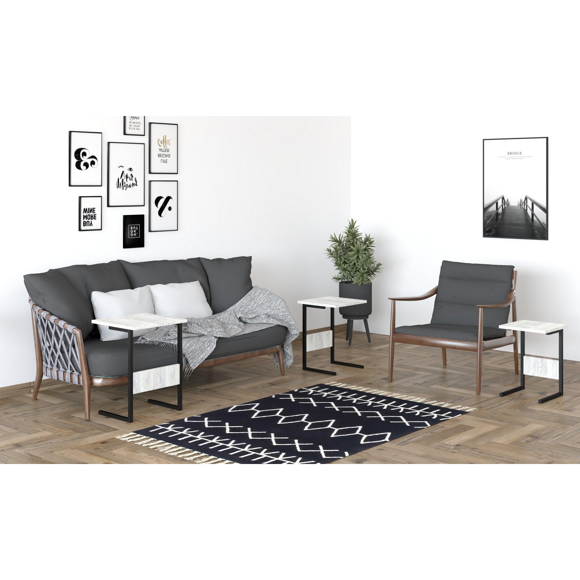 Thumbnail - Hanah Home, Couchtisch + Beistelltisch, Sali (40 x 55 x 40 cm)