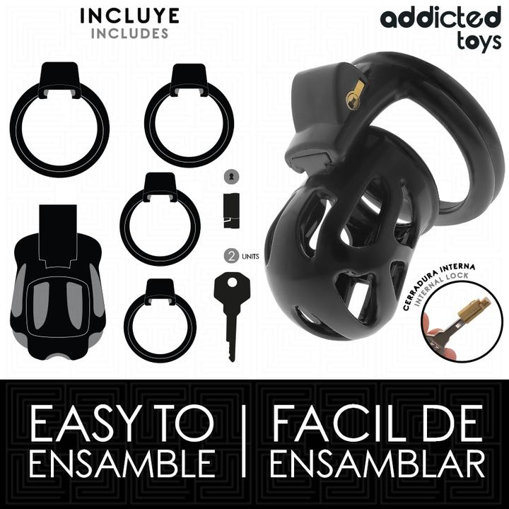 Produktbild Addicted toys LOCKED - SILENT KEEP PENISKÃ„FIG 7,5 CM