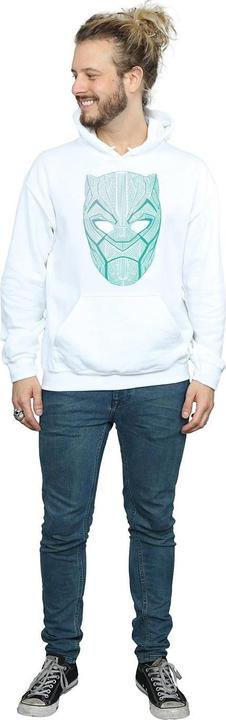 Produktbild Schwarzer Panther Stammesmaske Hoodie (L)