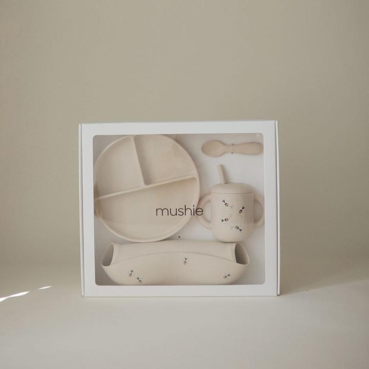 Actual product image Mushie Feeding Toddler Set
