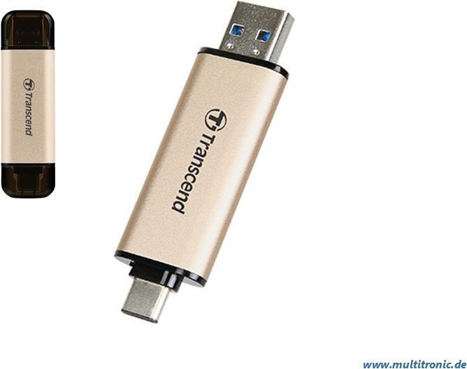 Produktbild Transcend JetFlash 930C (512 GB, USB-C, USB-A, USB 3.2)