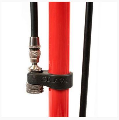 Actual product image Silca Pista Red floor pump