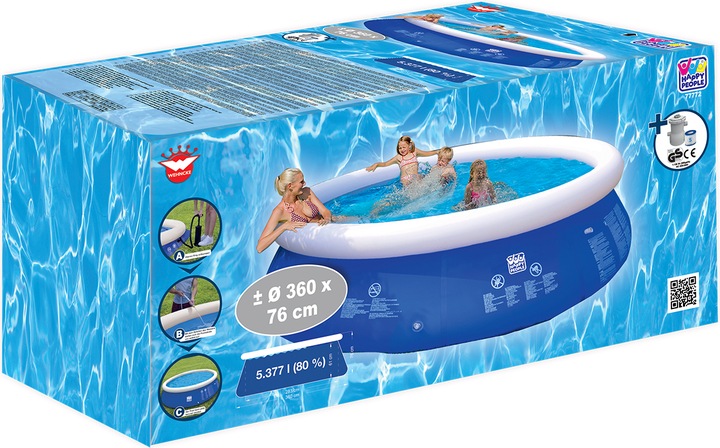 Produktbild Happy People Pool Quick Up D360x76cm