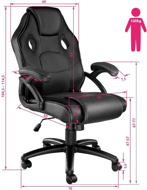 Immagine prodotto tectake Sedia da gioco racing Mike