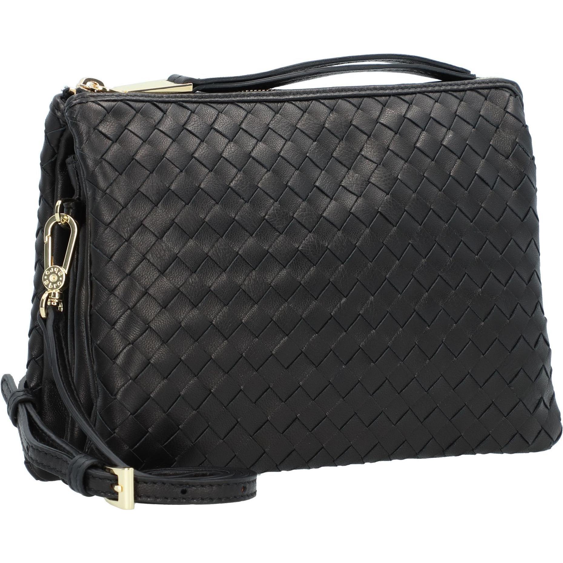 Thumbnail - Abro, Handtasche, Piuma Umhängetasche Leder 25 cm, Schwarz