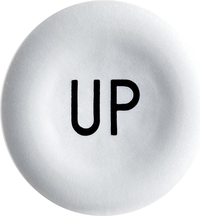 Actual product image Schneider Electric Button label, green, UP labelling for ZBA343