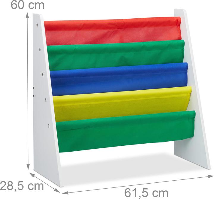 Immagine prodotto Relaxdays Bücherregal (62 x 28 x 60 cm)