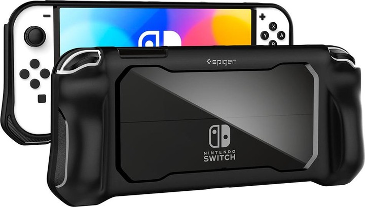 Produktbild Spigen Rugged Armor Nintendo Switch OLED Matte Black (Switch OLED)
