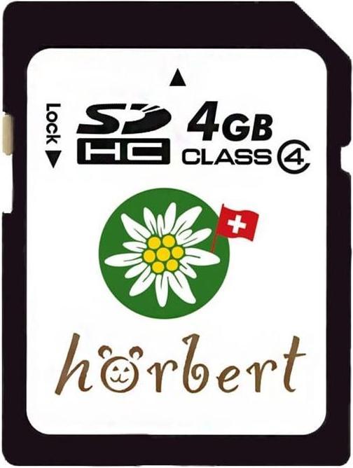 Produktbild Hörbert 4 GB SDHC Schwiizerdütschi Spichercharte Edelweiss (Schweizerdeutsch)