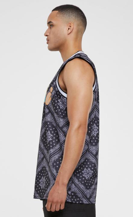 Produktbild Karl Kani KU232-014-2 KK Woven Signature Paisley Basketball Tank - 110759 (S)