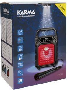 Produktbild Karma Italiana HPS 44B PA System 12 W Portable PA System Blau (4 h, Batteriebetrieb)