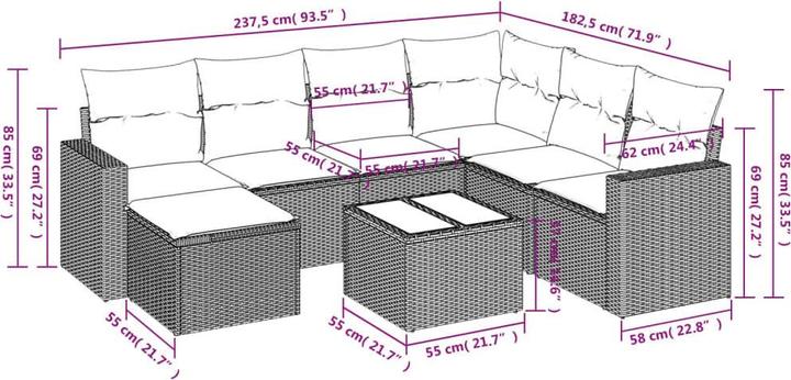 Produktbild vidaXL Houston