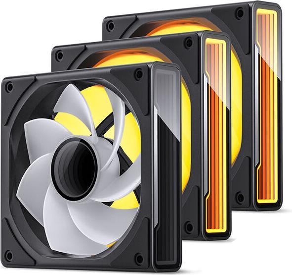 Produktbild Jonsbo ZK-120BR 3in1 Lüfter - A-RGB, schwarz Reverse (120 mm, 3 x)