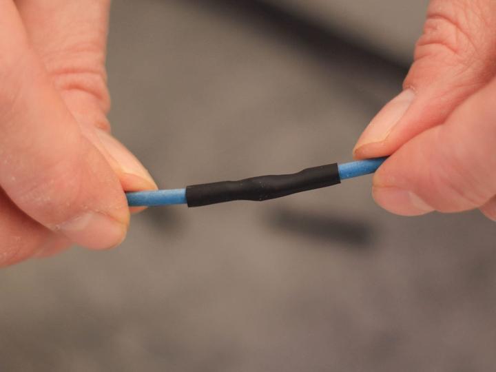 Actual product image Quadrios 22CA167 Heat Shrink Tubing Assortment Black Shrink Ratio:2:1 1 Set (100 x)