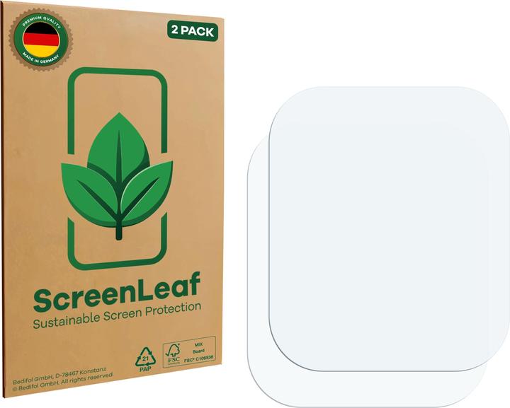 Produktbild ScreenLeaf Schutzfolie nachhaltiger Displayschutz Display Schutz Folie Klar Transparent