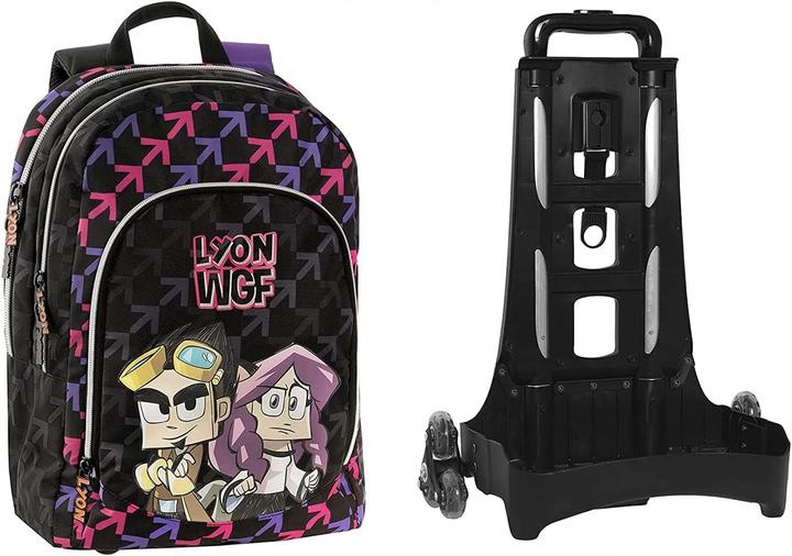 Actual product image Detachable Trolley Frame Backpack with Adjustable Handle and Shoulder Straps (27 l)