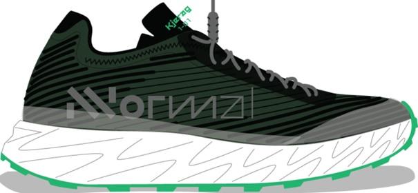 Produktbild Nnormal Kjerag Shoe Black/Green (46)