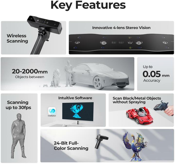 Actual product image Creality Cr-Scan Otter Lite