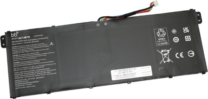 Produktbild Origin Storage AC14B7K-BTI (4 Zellen, 3320 mAh)