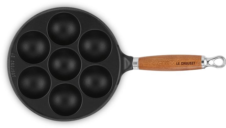 Immagine prodotto Le Creuset Teglia per cupcake con manico in legno (20 cm, Ghisa, Smalto)