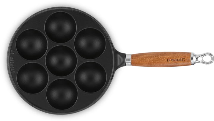 Produktbild Le Creuset Pförtchenpfanne Mit Holzgriff (20 cm, Gusseisen, Emaille)