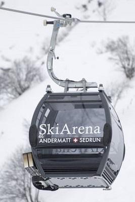 Produktbild Jägerndorfer Omega IV Kabine Ski Arena Andermatt Sedrun anthrazit