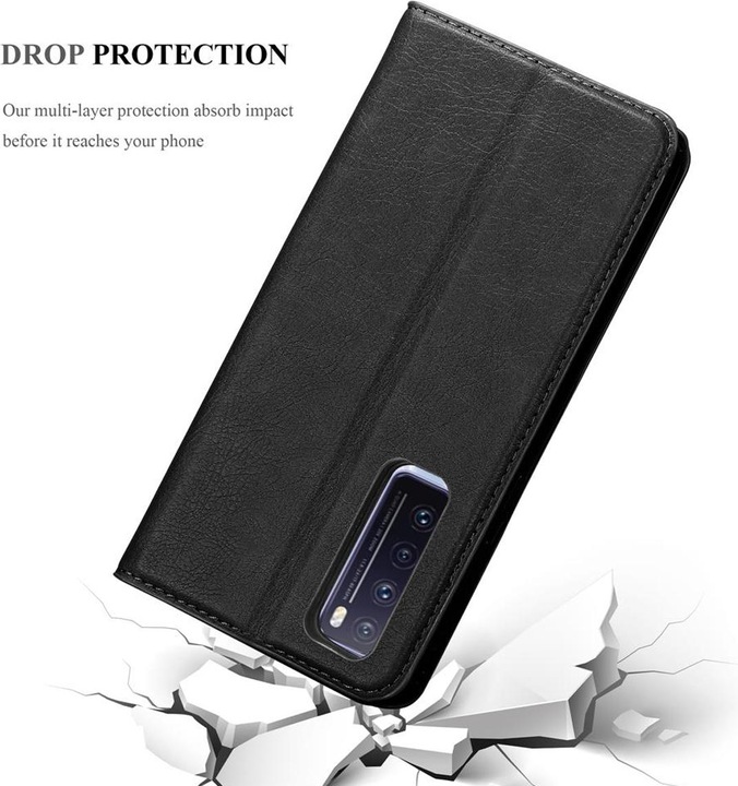 Actual product image Cadorabo Book Invisible Magnet Cover (Huawei Nova 7 5G)