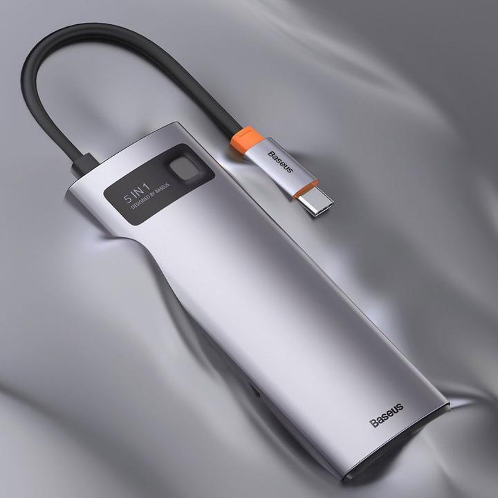 Produktbild Baseus Metal Gelam Series (USB-C, 5 Ports)