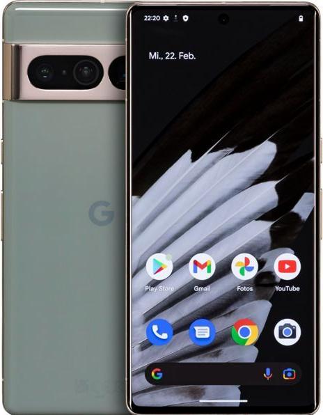 Produktbild Google Pixel 7 Pro (256 GB, Hazel, 6.70", SIM + eSIM, 5G)