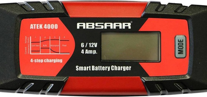 Produktbild Absaar Batterieladegerät 6/12 Volt 4 Ampere (6V, 12V)