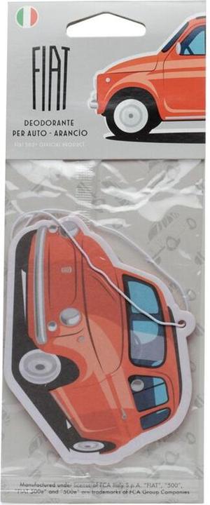 Produktbild Puckator Fiat 500 Retro roter Auto-Lufterfrischer - Orangenduft
