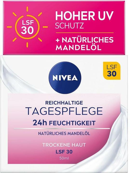 Image du produit NIVEA 24h Feuchtigkeit (50 ml, Crème de jour, SPF 30)
